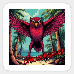 CHICKCHARNEY – FULL COLOUR – FETERS AND LIMERS – CARIBBEAN FOLKLORE EVENT DJ GEAR Sticker